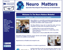 Tablet Screenshot of neuromatters.co.uk