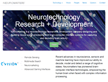 Tablet Screenshot of neuromatters.com